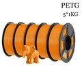 PETG Filament 5 kg Mehrfarben-Set für 3D-Drucker – Farbe PETG 5OR