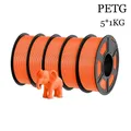 PETG Filament 5 kg Mehrfarben-Set für 3D-Drucker – Farbe PETG 5SO