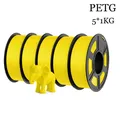PETG Filament 5 kg Mehrfarben-Set für 3D-Drucker – Farbe PETG 5YL