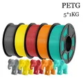 PETG Filament 5 kg Mehrfarben-Set für 3D-Drucker – Farbe PETG MIX01