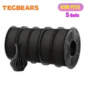 PETG Filament 5 kg Mehrfarbig 100% blasenfrei sauber – Farbe HSMPETG 5BK