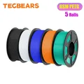 PETG Filament 5 kg Mehrfarbig 100% blasenfrei sauber – Farbe HSMPETG 5MIX01