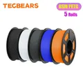 PETG Filament 5 kg Mehrfarbig 100% blasenfrei sauber – Farbe HSMPETG 5MIX05