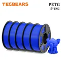 PETG Filament 5 kg Mehrfarbig 100% blasenfrei sauber – Farbe PETG 5BL