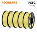 PETG Filament 5 kg Mehrfarbig 100% blasenfrei sauber – Farbe PETG 5LY