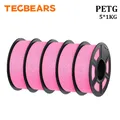 PETG Filament 5 kg Mehrfarbig 100% blasenfrei sauber – Farbe PETG 5PK