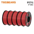 PETG Filament 5 kg Mehrfarbig 100% blasenfrei sauber – Farbe PETG 5RD