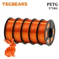 PETG Filament 5 kg Mehrfarbig 100% blasenfrei sauber – Farbe PETG 5TPOR