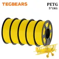 PETG Filament 5 kg Mehrfarbig 100% blasenfrei sauber – Farbe PETG 5VY