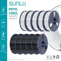PETG Filament gemischte Farben PLA ABS 2in1 – Farbe PETG-Bl-Wh-10kg