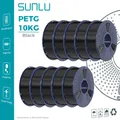 PETG Filament gemischte Farben PLA ABS 2in1 – Farbe PETG-Black-10kg