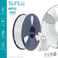 PETG Filament gemischte Farben PLA ABS 2in1 – Farbe PETG-White-1kg