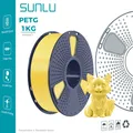 PETG Filament gemischte Farben PLA ABS 2in1 – Farbe PETG-Yellow-1kg
