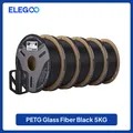 PETG Glas-Kohlefaser Filament 1-5 kg hohe Steifigkeit – Farbe Black 5kg