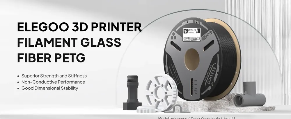 PETG Glas-Kohlefaser Filament 1-5 kg hohe Steifigkeit