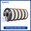 PETG Glas-Kohlefaser Filament 1-5 kg hohe Steifigkeit – Farbe White 5kg