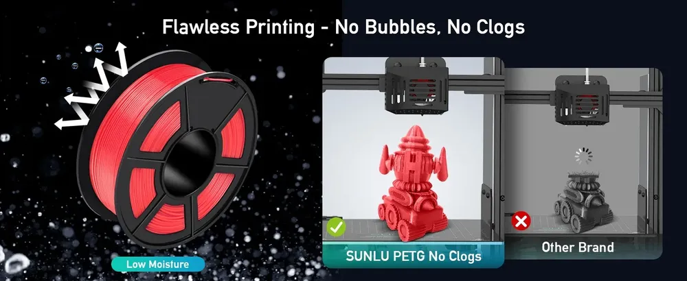 PETG Hochgeschwindigkeits Matt PETG Filament 1,75 mm 1 kg
