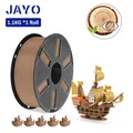 PETG HOLZ Filament 1,75mm 1,1kg Sorgfältig aufgewickelt – Farbe WOOD WD