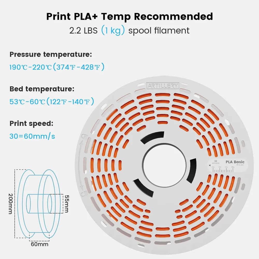 PETG PLA Filament 10 Rollen 1kg 1,75mm Umweltfreundlich