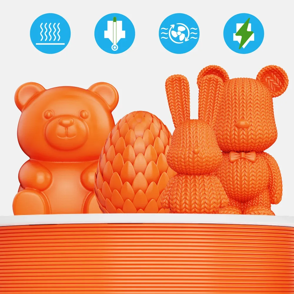 PETG PLA Filament 10 Rollen 1kg 1,75mm Umweltfreundlich