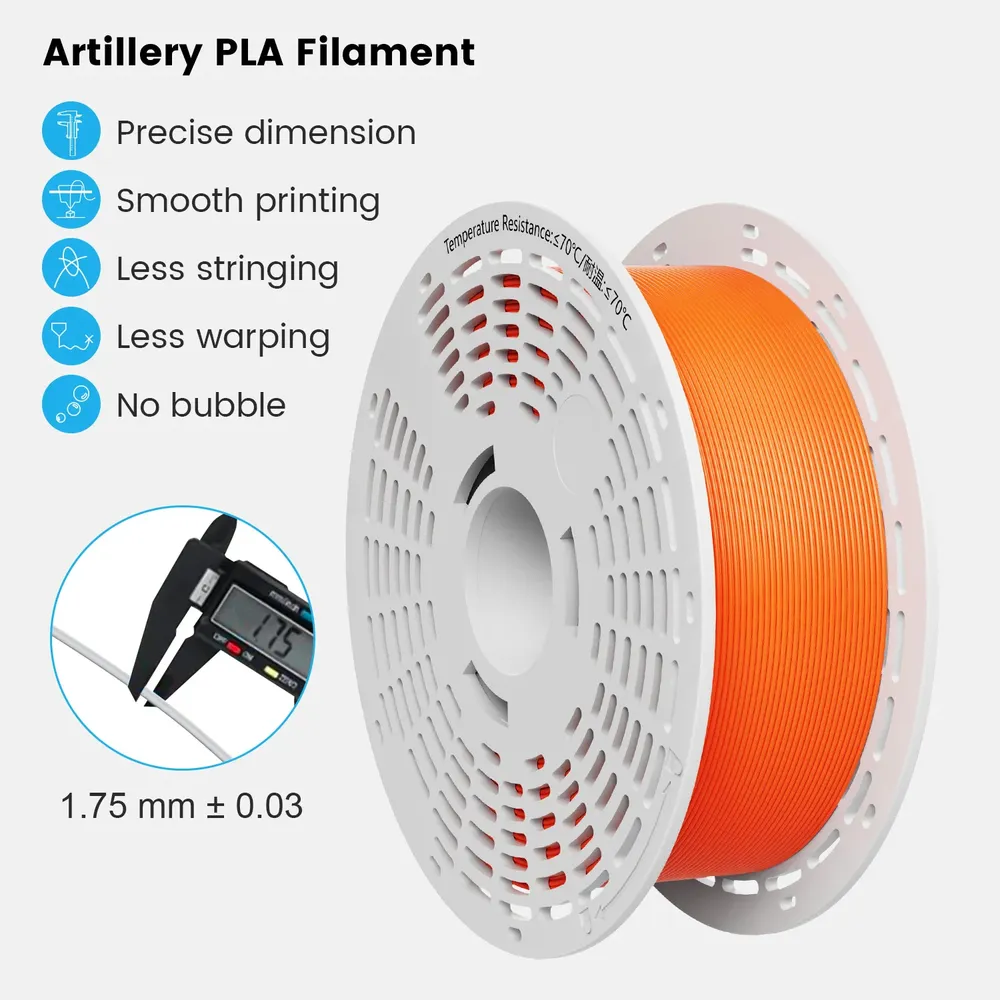 PETG PLA Filament 10 Rollen 1kg 1,75mm Umweltfreundlich