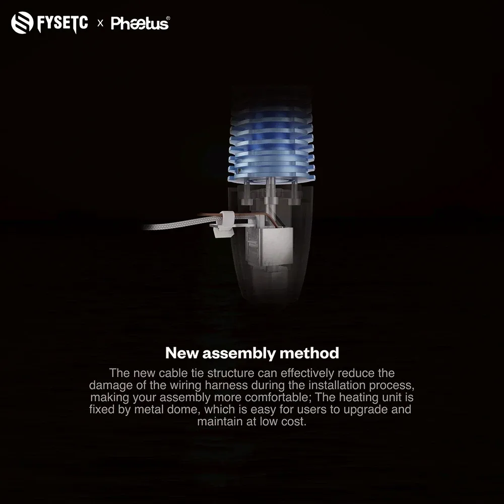 Phaetus Rapido 2F Hotend Heizelement für schnellen 3D Druck