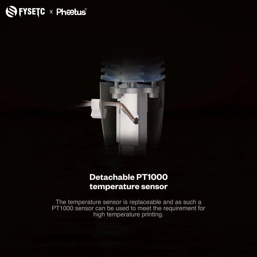 Phaetus Rapido 2F Hotend Heizelement für schnellen 3D Druck