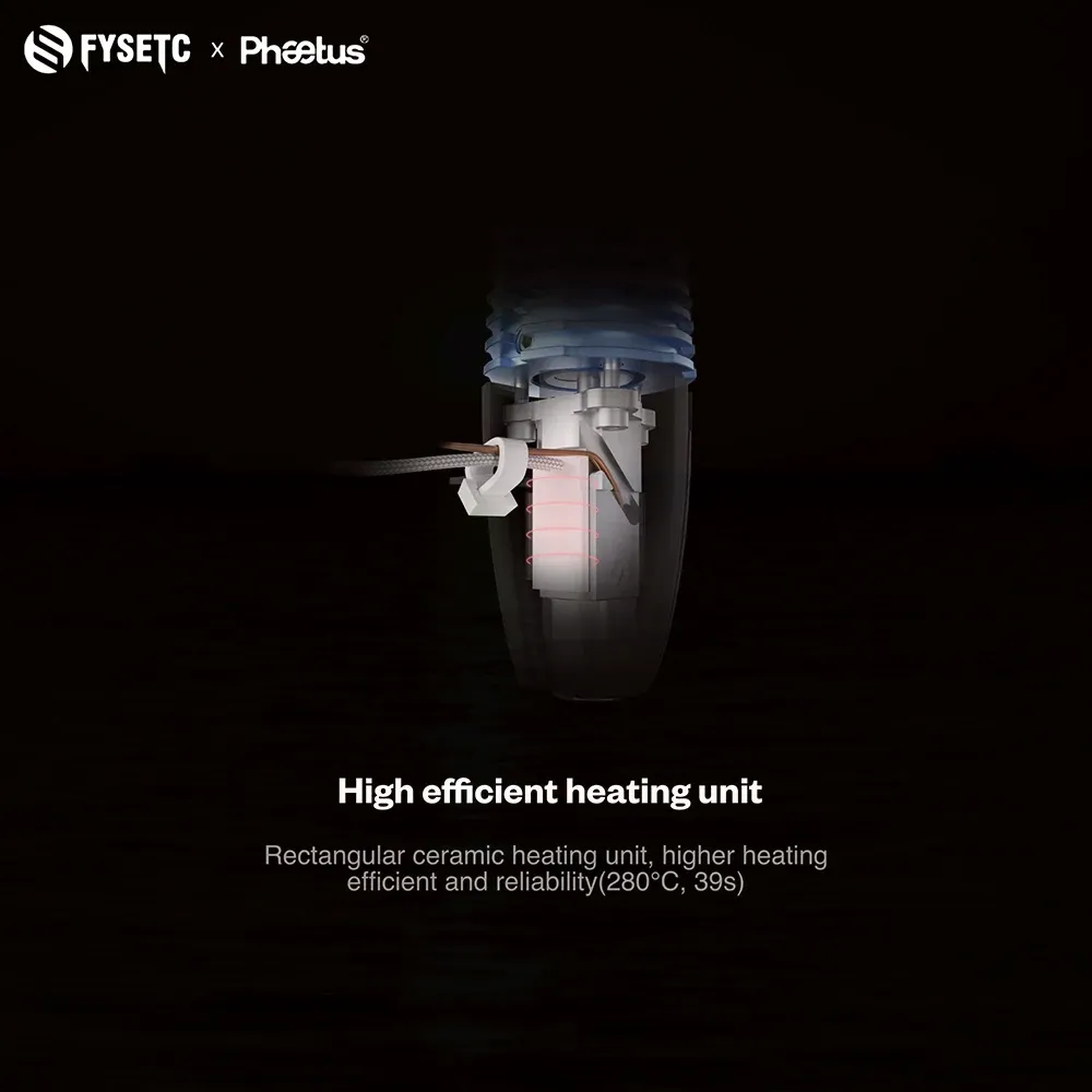 Phaetus Rapido 2F Hotend Heizelement für schnellen 3D Druck