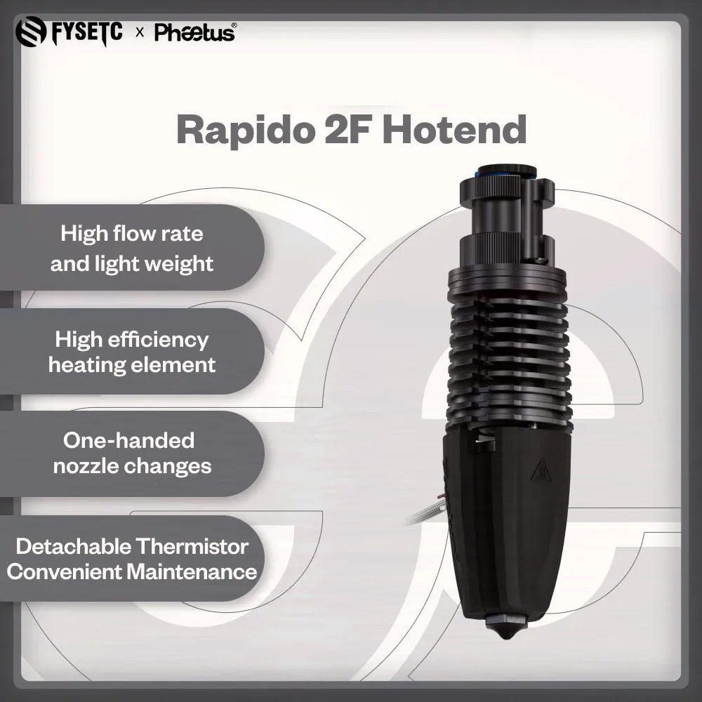 Phaetus Rapido 2F Hotend Heizelement für schnellen 3D Druck