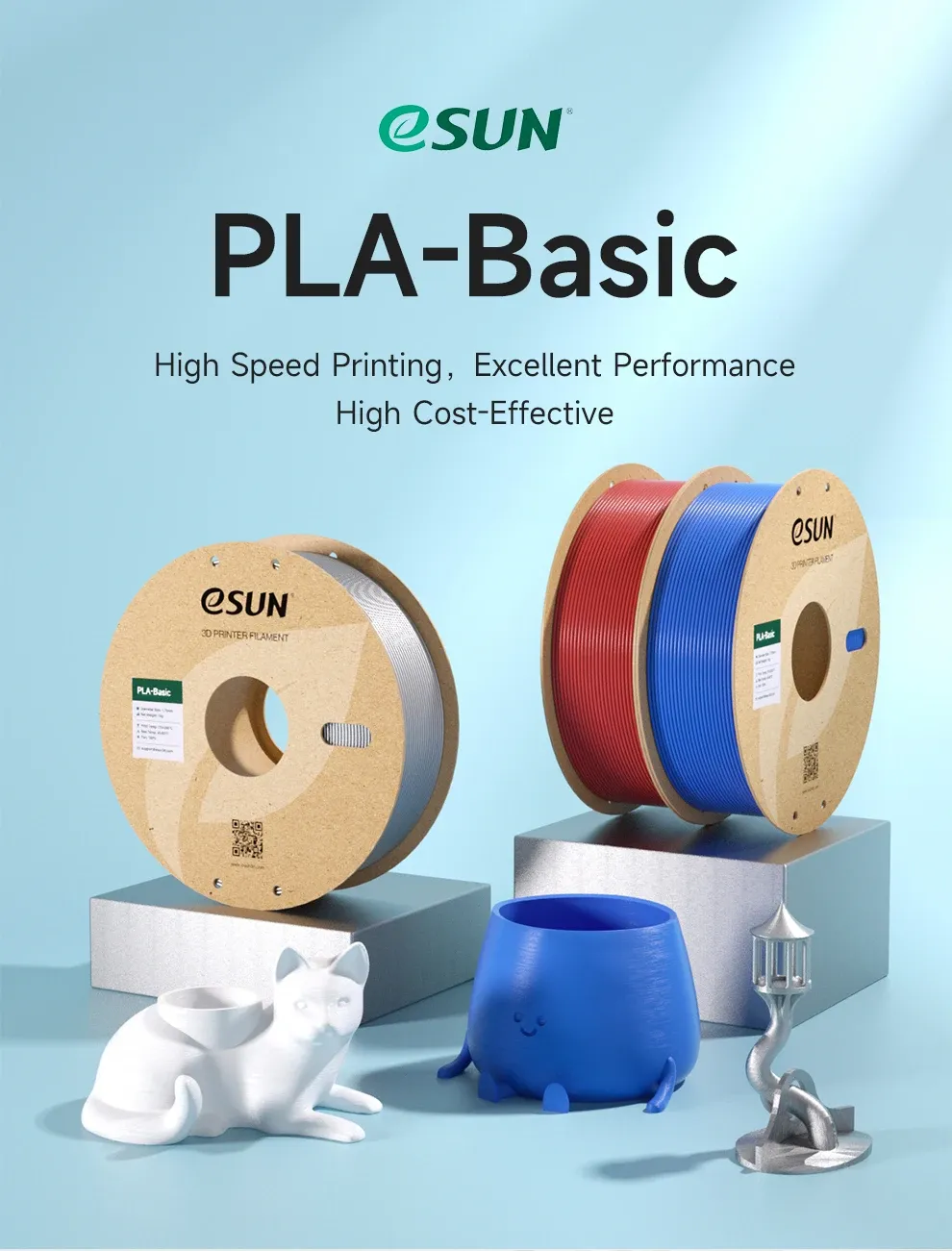 PLA Basic Filament 1,75mm 5kg Kostengünstiges Material
