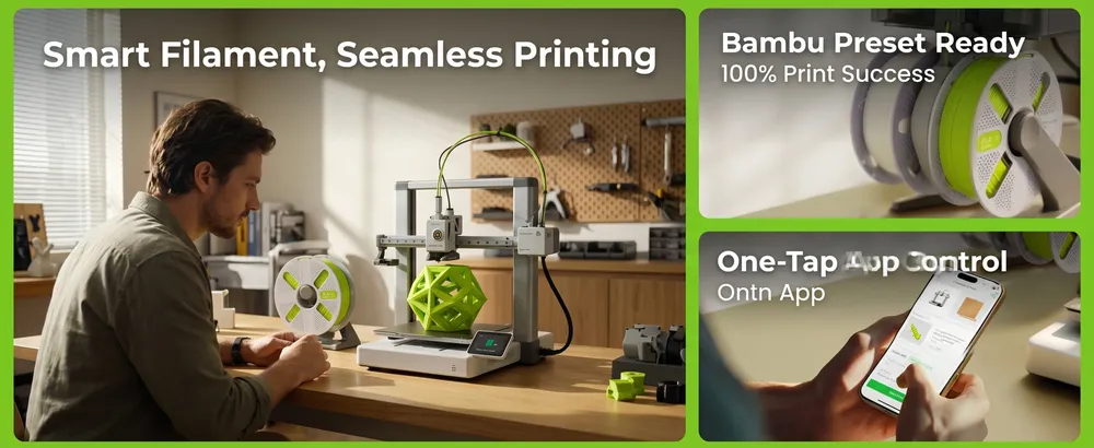 PLA Basic Filament 10kg Schnellwechsel-System Bambu AMS