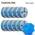 PLA Basic Filament 10kg Schnellwechsel-System Bambu AMS – Farbe PLA 10kg Cyan