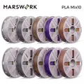 PLA Basic Filament 10kg Schnellwechsel-System Bambu AMS – Farbe PLA 10kg Mix10