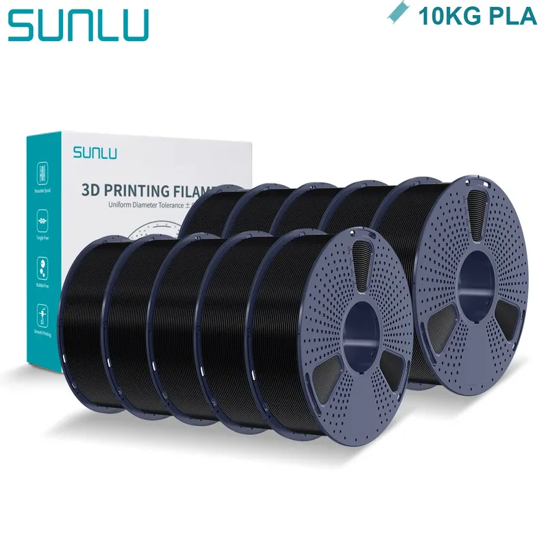 PLA Filament 1,75 mm 10 Rollen 1 kg ordentlich gewickelt