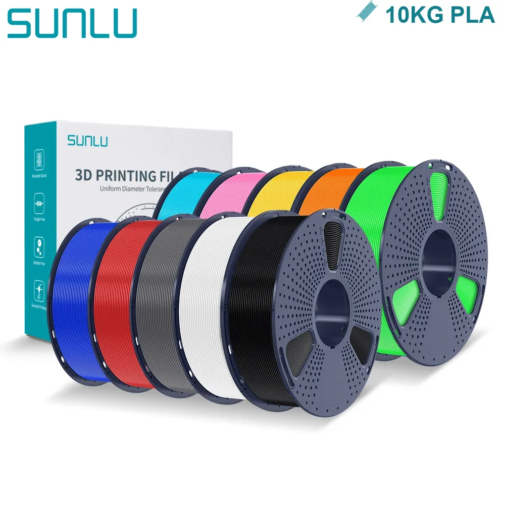 PLA Filament 1,75 mm 10 Rollen 1 kg ordentlich gewickelt