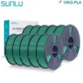 PLA Filament 1,75 mm 10 Rollen 1 kg ordentlich gewickelt – Farbe PLA 10 Glass Green