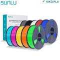 PLA Filament 1,75 mm 10 Rollen 1 kg ordentlich gewickelt – Farbe PLA 10 Multicolor 2