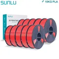 PLA Filament 1,75 mm 10 Rollen 1 kg ordentlich gewickelt – Farbe PLA 10 Cherry Red