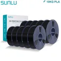 PLA Filament 1,75 mm 10 Rollen 1 kg ordentlich gewickelt – Farbe PLA 10 Black