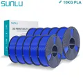 PLA Filament 1,75 mm 10 Rollen 1 kg ordentlich gewickelt – Farbe PLA 10 Blue