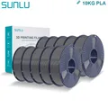 PLA Filament 1,75 mm 10 Rollen 1 kg ordentlich gewickelt – Farbe PLA 10 Gray