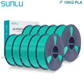 PLA Filament 1,75 mm 10 Rollen 1 kg ordentlich gewickelt – Farbe PLA 10 Mint Green
