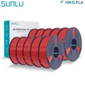 PLA Filament 1,75 mm 10 Rollen 1 kg ordentlich gewickelt – Farbe PLA 10 Red