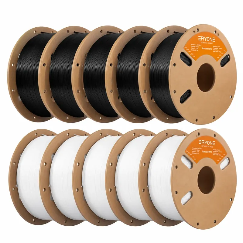 PLA Filament 1,75 mm biologisch abbaubar 10 kg 10 Spulen