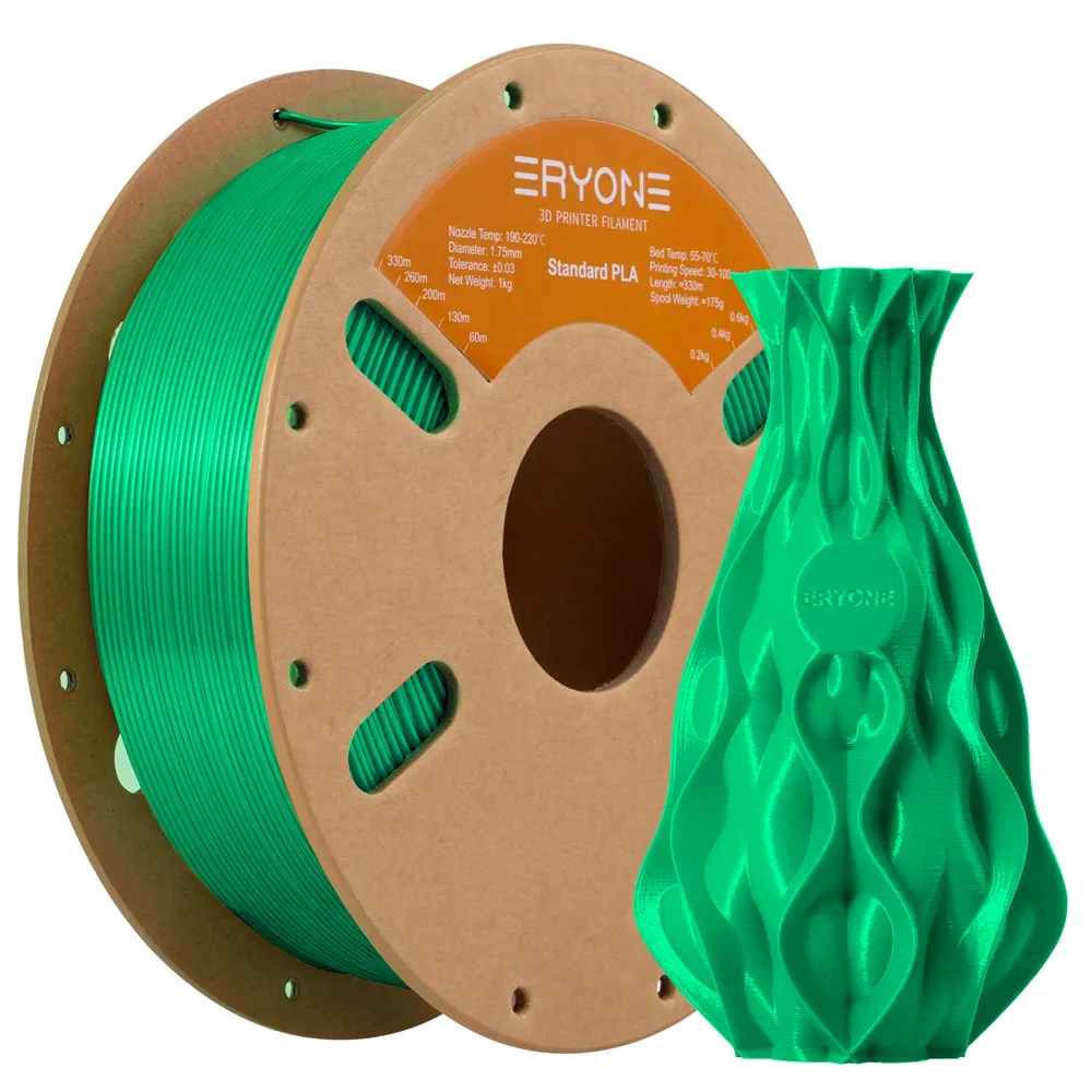 PLA Filament 1,75 mm biologisch abbaubar 10 kg 10 Spulen