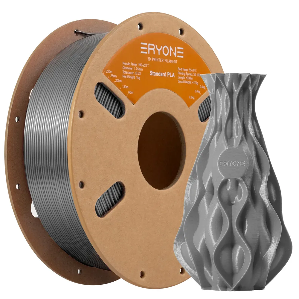 PLA Filament 1,75 mm biologisch abbaubar 10 kg 10 Spulen