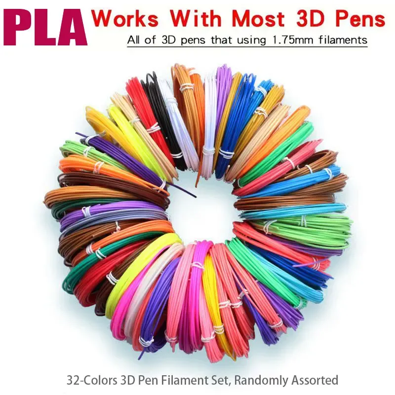 PLA Filament 1,75 mm für 3D-Stift 32 Farben