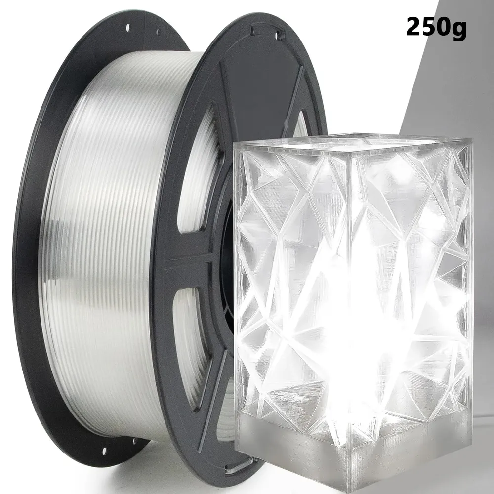 PLA Filament 1,75 mm halbtransparent 250 g bis 1 kg