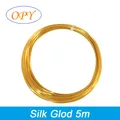 PLA Filament 1,75 mm Holz Seide Marmor 5 m – Farbe Silk Gold 5m