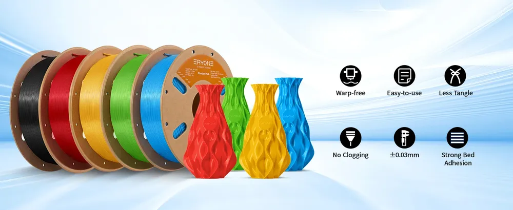 PLA Filament 1,75 mm kein Verknoten einfaches Drucken 1 kg